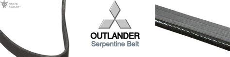 shop  mitsubishi outlander serpentine belt partsavatar
