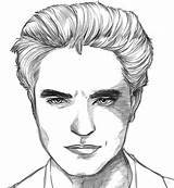 Twilight Edward Cullen Coloring Pages Robert Pattinson Drawings Saga Dawn Drawing Breaking Draw Dessin Part Easy Bella Kids Dessins Step sketch template