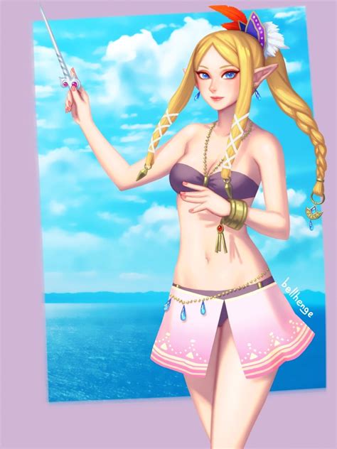 Summer Zelda Hw By Bellhenge On Deviantart Princess Of