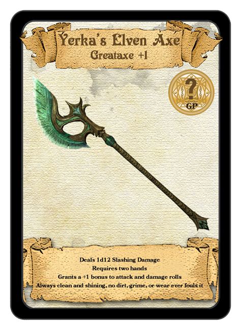 firebringeraxels creations custom magical item cards based
