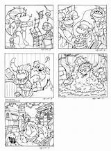 Katiecandraw Fraggle Rock Deviantart Coloring Inks Pages sketch template