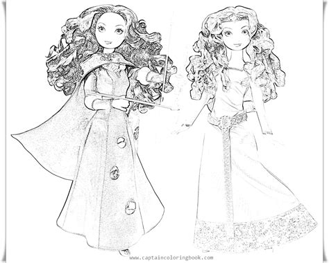 merida disney coloring pages pin   coloring pages elvis goulding