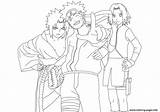 Coloring Naruto Anime Pages Printable sketch template