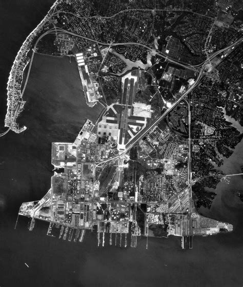 naval station norfolk aerial view encyclopedia virginia