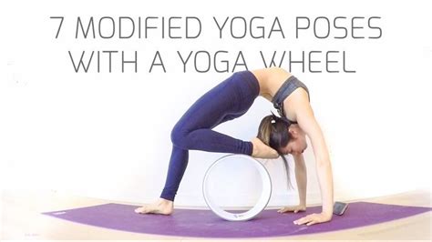 modified yoga poses   yoga wheel youtube yoga wheel yoga