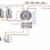 single phase  phase contactor wiring diagram