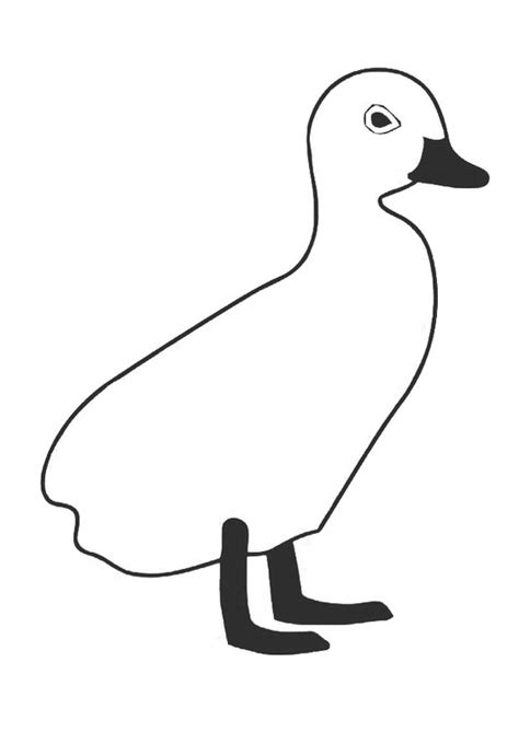 coloring page duckling img