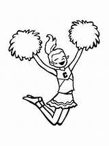 Cheerleader Dallas Bratz Mycoloring Colouring Cheerleaders Gaddynippercrayons sketch template