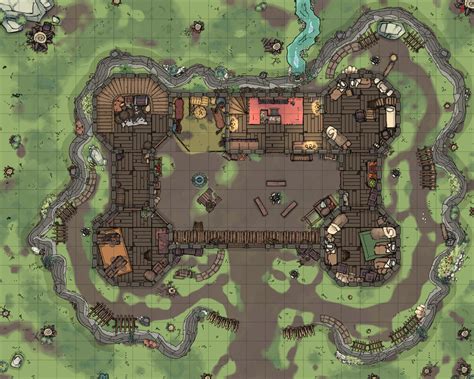 small fort battle map  floors dungeondraft dungeon maps
