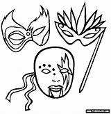 Mardi Gras Coloring Pages Printable Mask Fat Drawing Person Find Clipartmag Sheets sketch template