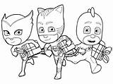 Pj Masks Coloring Pages Printable Disney Kids Mask Birthday Cartoon Pajama Colouring Color Print Para Superhero Book Colorir Christmas Boys sketch template