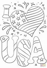 Coloring July 4th Pages Usa Printable Adult Memorial Fourth Sheets Kids Print Flag Book Color Patriotic Adults Supercoloring Preschool Cartoon sketch template