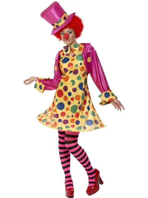 sale adult circus clown ladies halloween fancy dress hen party costume