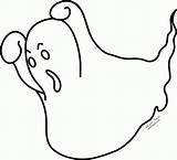 Ghost Coloring Pages Halloween Scary Drawing Cute Kids Color Very Colouring Easy Getdrawings Sheets Clipartmag Comments Print Draw Coloringhome sketch template