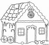 Gingerbread Lebkuchenhaus Dreamhouse Cool2bkids Getdrawings sketch template