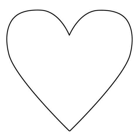 printable heart coloring pages  kids clipart  clipart