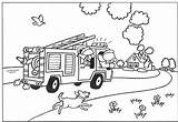 Coloring Pages Fire Firefighter Printable Kids Truck Fireman Safety Fighter Brandweer Sheets Brigade Sam Book Fighting Print Exploit Kleurplaten Fun sketch template