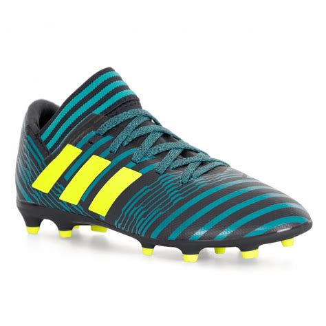 adidas performance juniors nemeziz messi  fg football boots blueblack sports  loofes uk