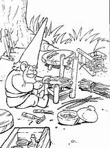 Gnome Garden Coloring Pages David Getcolorings Getdrawings Color sketch template