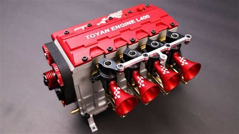 cc inline  cylinder  stroke nitro rc engine