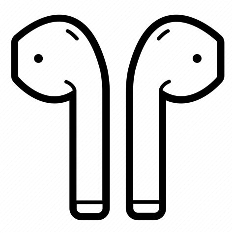 air pods airpod airpods apple bluetooth headphones wireless headphones icon