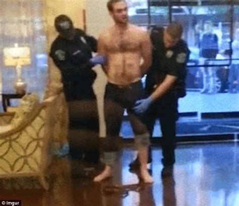 video shows policeman mistaking man s penis for a weapon during body search daily mail online