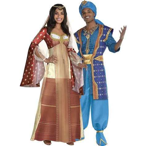 adult dalia and genie parade couples costumes aladdin live action