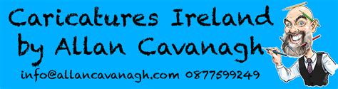 caricature artist ireland order caricatures online with allan cavanagh
