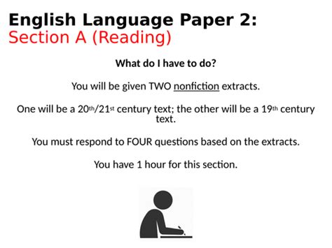 english language p breakdown  question pp teaching resources
