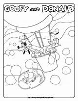 Mickey Mouse Clubhouse Coloring Pages Disney Balloon Sheets Toodles Book Colouring Donald Goofy Printable Minnie Kids Activities Creative Air Hot sketch template