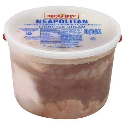 Melody Farms Neapolitan Ice Cream 1 12 Gallon