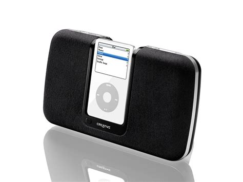 creative premieres  series  docking speaker systems  ipods