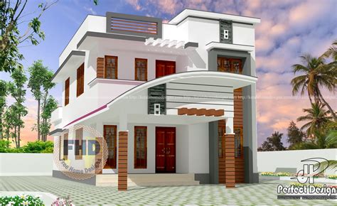 beautiful modern contemporary home  palakkad kerala home design