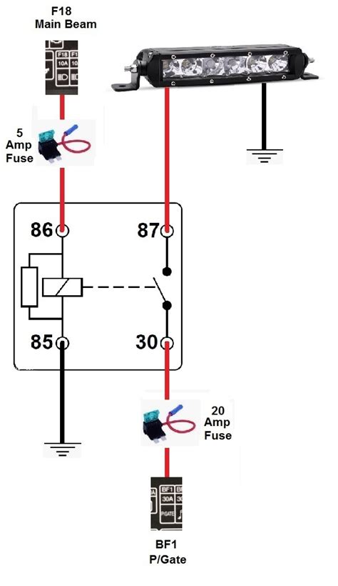 led light bar relay wiring diagram led light bar relay wire  polaris rzr forum rzr forums
