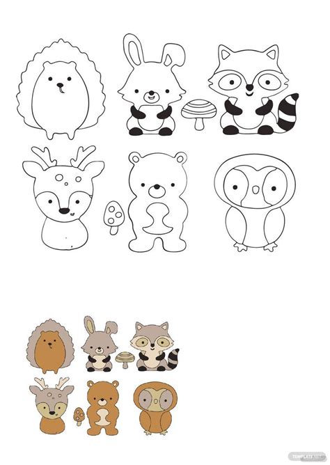 woodland coloring pages  adults