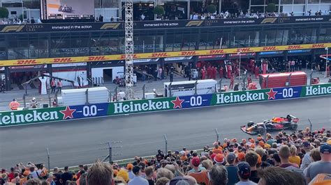 pit grandstand dutch grand prix   aug  circuit zandvoort
