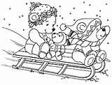 Coloring Pages December Christmas Holidays Sledding Printable Holiday Kids Colouring Da Occasions Special Cute Coloriage Colorare Natale Di Addobbi Comments sketch template