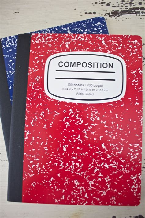 diy journal   composition notebook  bees   pod