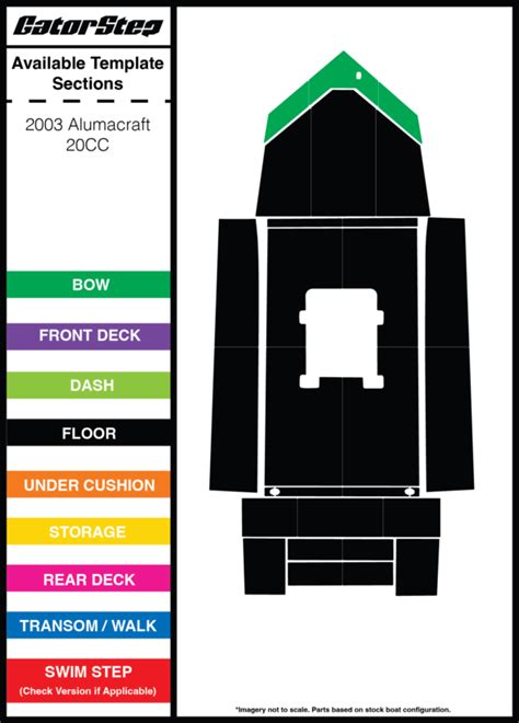 alumacraft cc  gatorstep boat flooring decking