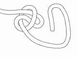 Knot Bowline Rope Tying Approaches sketch template