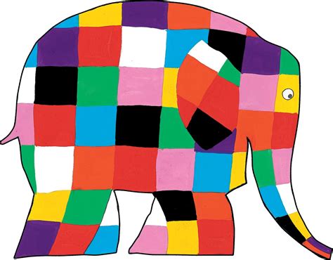 pekenos artistas elmer  patchwork elephant
