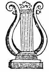 Lyre David Drawing Clipart Orpheus Worship Harp Etc Tattoo Ancient Gif Medium Clip Usf 1593 1500 Edu Small sketch template
