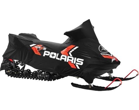 canvas cover axys® 137 w saddle bags polaris snowmobiles
