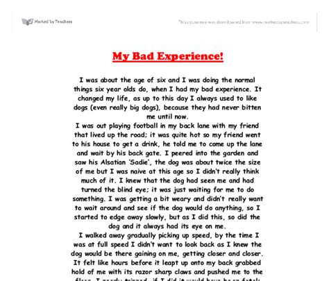 experience  changed  life essay essay topics