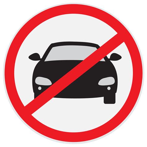 No Parking Sign Car ~ Illustrations ~ Creative Market