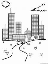 Coloring Pages Skyscraper Coloring4free 2021 Printable Related Posts sketch template