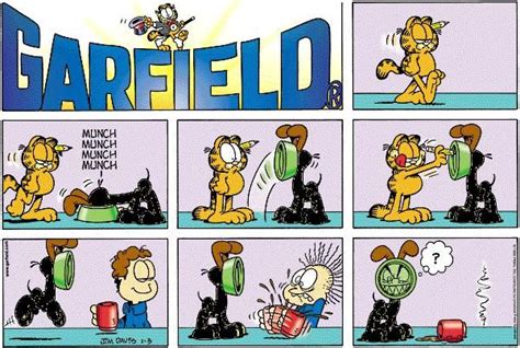 dark odie cartoon garfield comics comics comic strips