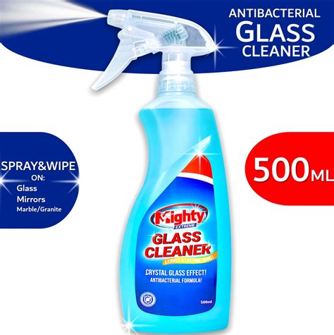 mighty glass cleaner antibacterial ml  spray glass cleaner