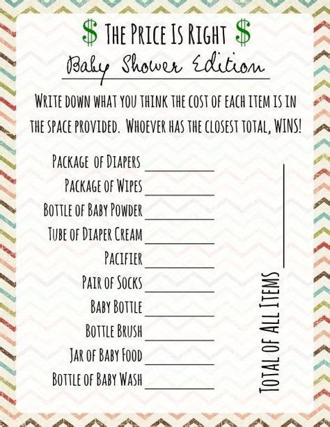 printable baby shower games baby shower fun baby shower gifts