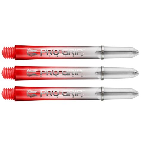 target pro grip vision red dart shafts bully darts